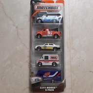 Matchbox giftpack 5 city works