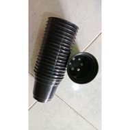 HITAM Pot 8 cm Black