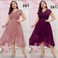 meian999 DRESS COLLECTION XL wedding ninang dress formal dress plus size dress