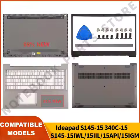 Replace Cover For Ideapad S145-15 340C-15 S145-15IWL S145-15IIL S145-15API S145-15IGM FS540 Back Cov