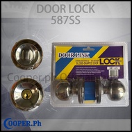 DOORLINK 587ss 587ab Stainless door knob set globe type