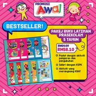 AWAL - Pakej Buku Latihan Prasekolah 5 Tahun | set buku prasekolah 5 tahun