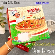 [Contents 10] Pizza Box Motif Size 25x25x5 cm Pizza Box Box 25x25 cm Height 5 cm Kotak Pizza Carton 