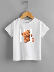 Boys & Girl Shirt Kids Baju Tshirt Lelaki Budak 3/4Y-13/14Y T Shirt For Kids Boy 10 To 12 Years Old 