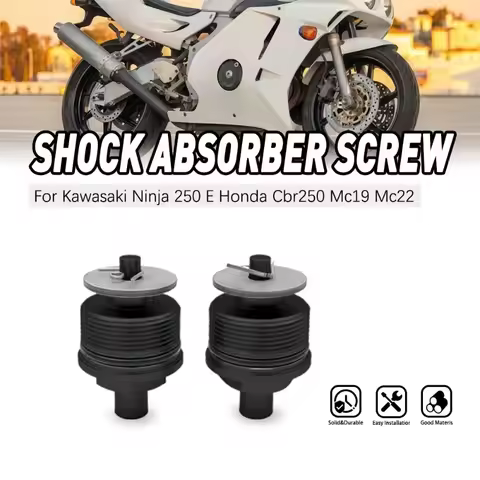 AU63-Motorcycle Front Shock Absorber Screw Cover Accessory For Honda CBR250 For Kawasaki Ninja 250 M