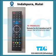 ORIGINAL DAWA (FRAMELESS) LED TV REMOTE CONTROL ANDROID DW-32T2 DW-43T2 LE-3282