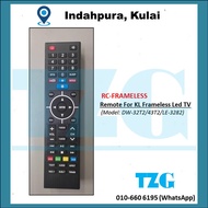 ORIGINAL DAWA (KULAI) FRAMELESS LED TV REMOTE CONTROL ANDROID DW-32T2 DW-43T2 LE-3282