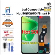 LCD compatible for INFINIX Hot 50i / Infinix Hot 50 4G / Infinix Hot 50 5G / Infinix Smart 9 X6531 X