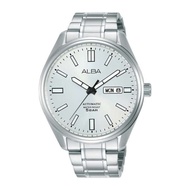 [Luxolite] ALBA Jam Tangan Pria Mechanical AL4153/AL4153X1 Automatic Silver Dial Stainless Steel