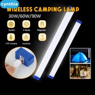 Led Light Tube 30w/60w/90w Portable Usb Rechargeable Emergency Camping Lamp Outdoor Home Rechargeable Lamp Tube Emergency Light cyn