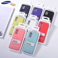 Galaxy S20 Note 20 Ultra เคสซิลิโคนเหลวแบบสัมผัสนุ่ม Silky Finish สำหรับ Samsung S10 S20 Plus S10e Note 10 + 20 + S7 Edge