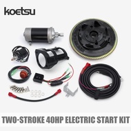 WE  KOETSU Electric Start Kit — Compatible with Suzuki 40HP 2-Stroke Outboard Motors 32102-92L00-000