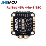 JHEMCU Ruibet 06 4 45A Blheli_S Dshot600 3-6S Brushless 4In1 ESC 30X30mm For FPV Freestyle Flight