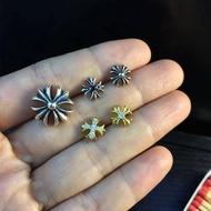 CHROME HEARTS Cross Earrings Retro Simple Diamond Earrings Earrings Men And Women