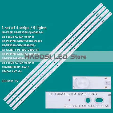 4pcs 40PFT5300 12 60 40PFT5500 12 40PFT5500T 40PFH5500 88 40PFS6609 12 TPT400LA HN02.S LB PF3528 GJD
