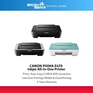 CANON PIXMA E470 Inkjet All-In-One Wireless Printer