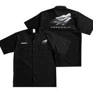 KEMEJA Workshirt AEROWOLF ESPORT TEAM ENTHUSIAST FANS Merchandise Community Club Unisex Short Sleeve