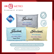 Snowdown Microfibre Pillow Series | Down Alternative |  Available in Soft, Super Firm &amp; Extra Firm