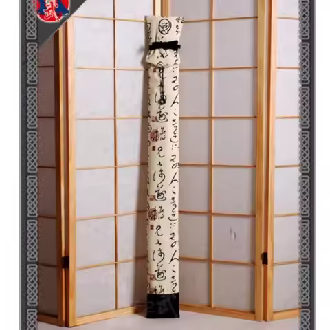 Kendo Bag for Bamboo Sword Iaido Katana Carrier 1 or 3 Sword Japanese Samurai Style Canvas Fabric