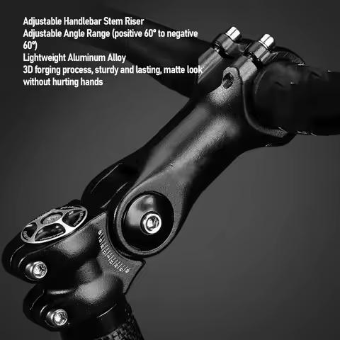 Durable 120 mm Length Bike Stem Lightweight High Strength Handlebar Stem 25.4mm Easy to Install Bike
