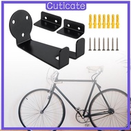 [CUTICATE] Horizontal Rack Bike Hanger Organizer, Pedal Rack, Garage Storage Hooks for Hybrid, Road Bicycles Space Saving Indoors