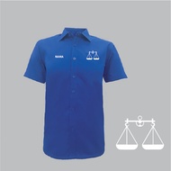 BN Dacing All Blue Baju Kemeja Korporat Barisan Nasional VM1 VF1 Parti Politik