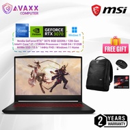 MSI GF66 11UG-867 15.6" FHD Gaming Laptop ( I7-11800H, 16GB, 512GB SSD, RTX3070 8GB, W11 )