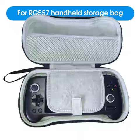 1Pc Portable Handheld Carrying Bag For Anbernic RG557 Game Console Shockproof RG557 RG556 Storage Ba