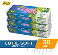 Cutie Soft Toilet Rolls 30 Roll