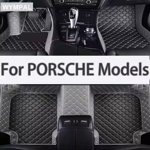 Car Floor Mat For PORSCHE Cayman 987C 981C Cayenne Mancan Boxster 987 981 911 911s 997 (2door) Panam
