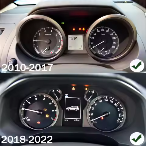 For Toyota Land Cruiser Prado 150 J150 Linux OS System Auto Accessori 12.3“ Car LCD Instrument Dash 
