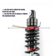 300mm Universal Motorcycle Rear Shock Absorber Norton Integrated Adjustable for Kawasaki Honda Yamah