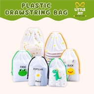 [SG Seller] Plastic Drawstring Bag for Goodie Bag, Children Day Package Bag