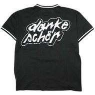 Danke Schon MESH TEE Oversized Mesh T-Shirt, Size 17S-CSS238-DS, Free Size, Black, Short Sleeve, Log