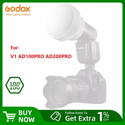 Godox AK-R22 AKR22 Silica Gel Diffusion Dome Kit for Godox V1 AD100Pro,AD200PRO add H200R