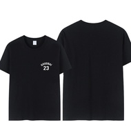 COD Bai Jingting Same Style GOODBAI 23 Printed Short-Sleeved T-Shirt Men Women Street Wear 2023 Summ