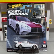 HOTWHEELS PREMIUM 2018 BENTLEY CONTINENTAL GT3 FAST AND FURIOUS