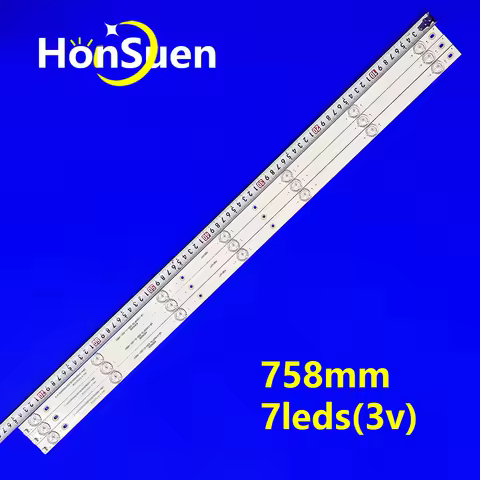 758mm LED Backlight strip 7 Lamp for Hyundai H-LED40F502BS2S CRH-Z40E6000303007036ADREV1.0 A34 LB-C4