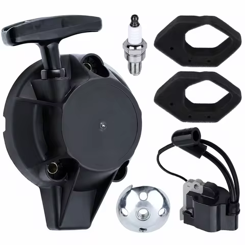 Tune Up Kit for Honda GX25 Lawn Mower Ignition Coil Recoil Starter Air Filter Spark Plug Claw Pawl C