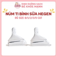 (Genuine) Hegen milk bottle replacement nipples of all sizes 0/1/2/3 and Y cut to fit all Hegen bott