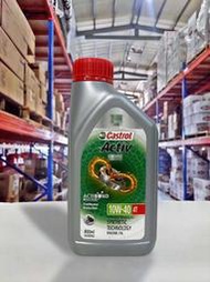 『油工廠』Castrol 嘉實多 銀磁護 10W40 0.8L 10W-40 Activ X 勁 4T MA2 高保護性