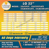 55LF595T / 55LF595T.ATS / 55LB5820.ATS / 55LB6500.ATS LG 55" LED TV BACKLIGHT(LAMPU TV) LG 55 INCH L