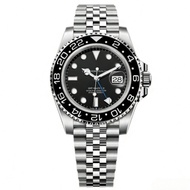 Fashion Mens Watches Luxury GMT Master Style Automatic Mechanical Watch Stainless Steel Date Casual 