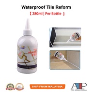 Genuine DIY Tile Reform Grouting Fix Waterproof Anti-Fungus 280ml, Kapur mozek wallpaper gam penyang