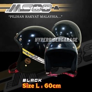 100% ORIGINAL MS88 (SAIZ L 60cm) Helmet [FREE VISOR DALAM LIVE] MURAH Wholesale Price mhr sgv Magnum