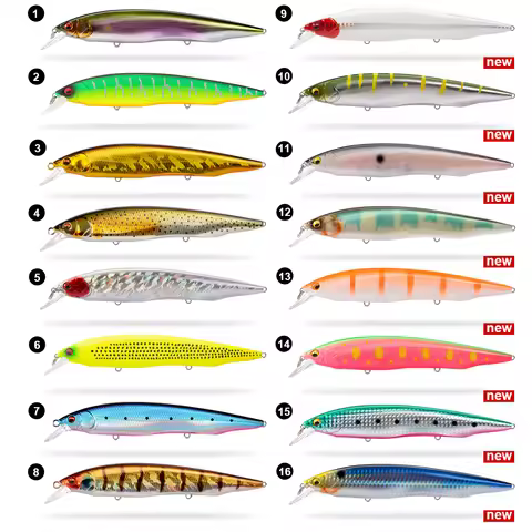 D1 Flat-sided Jerkbait 160mm 30g Floating Wobblers of Pike Sea Fishing Depth 0.8 - 1.2m Sinking Lure