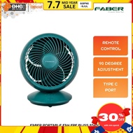 Faber Portable Fan FPF BLISS 8540GN Remote Control 90 Degree Adjustment Compact Size FPF8540GN Kipas