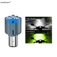 JaneDream Motorcycle Headlight Spot Light LED H4 H6 BA20D Headlight Projector Lens Bulb Motorbike Bu