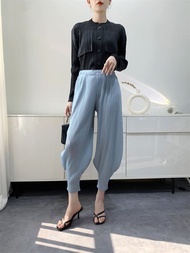 Peatbynisa A495 กางเกงอัดพลีท เนื้อผ้าPolyester100%