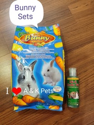 (BB Sets) Briter Bunny Rabbit Food 1KG/3KG Rabbit Pellet + IG-6 Vitamin Water 150ml/Makanan Arnab &amp; Vitamin Air Untuk Arnab